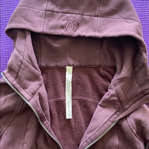 Maroon Lululemon Scuba Hoodie - Picture 4 of 5